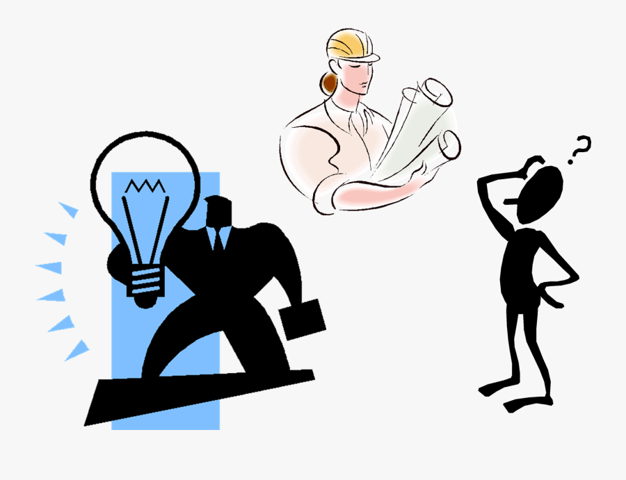 Stick Man Question Mark, Transparent Clipart