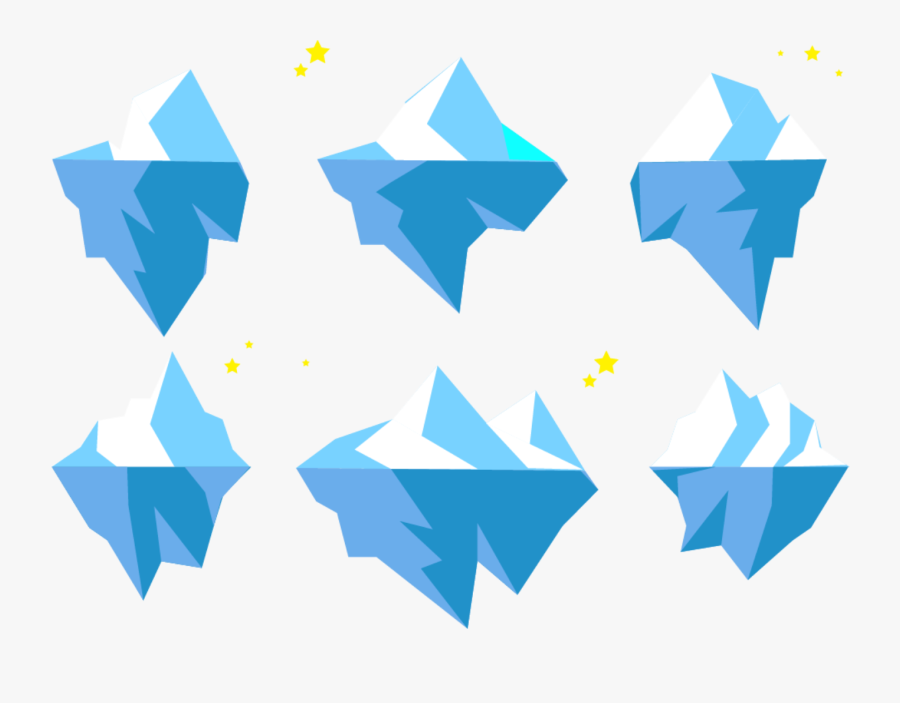 Iceberg Clipart Iceburg - Graphic Design, Transparent Clipart