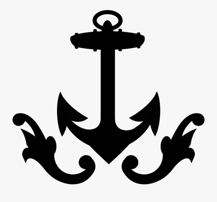 #anchor #black #silhouette #simple #symbol #hope - Chandelier, Transparent Clipart