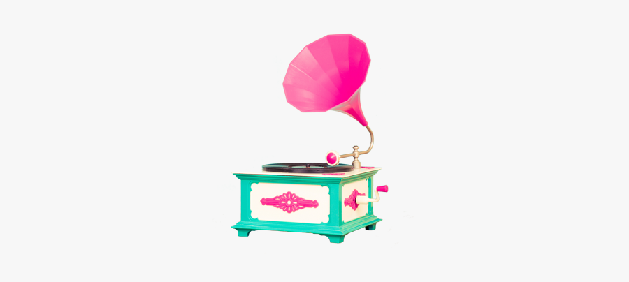 Record Player - Illustration, Transparent Clipart