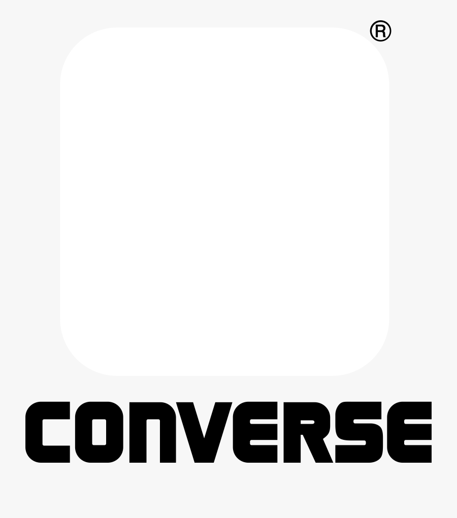 Converse Logo Black And White Parallel - Parallel, Transparent Clipart