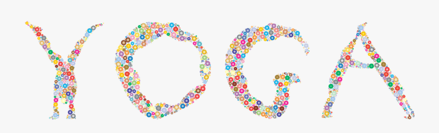 Yoga, Typography, Circles, Zen, Meditation, Text, Words - Yoga, Transparent Clipart