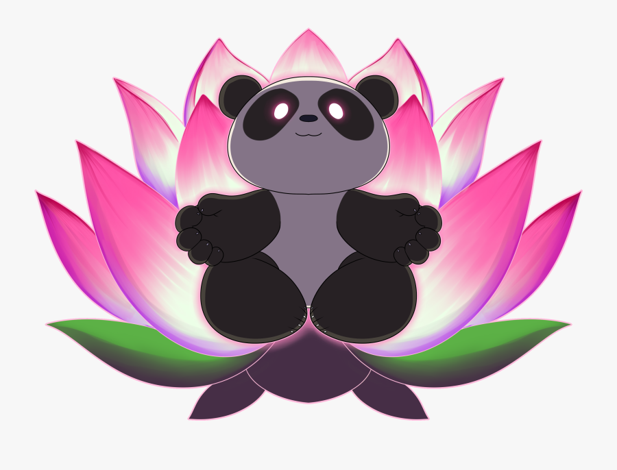 Panda Zen, Transparent Clipart