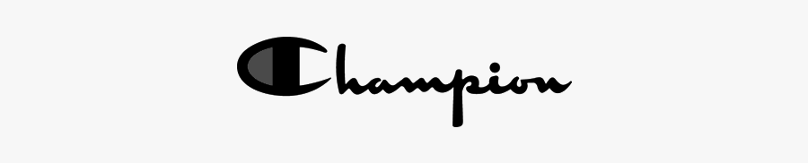 #aeshetic #logo #champion #sticker #championlogo #trendy - Champion Logo Black And White, Transparent Clipart