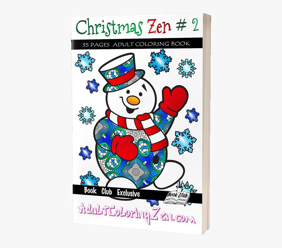 Christmas Zen - Christmas Coloring Pages For Kids, Transparent Clipart