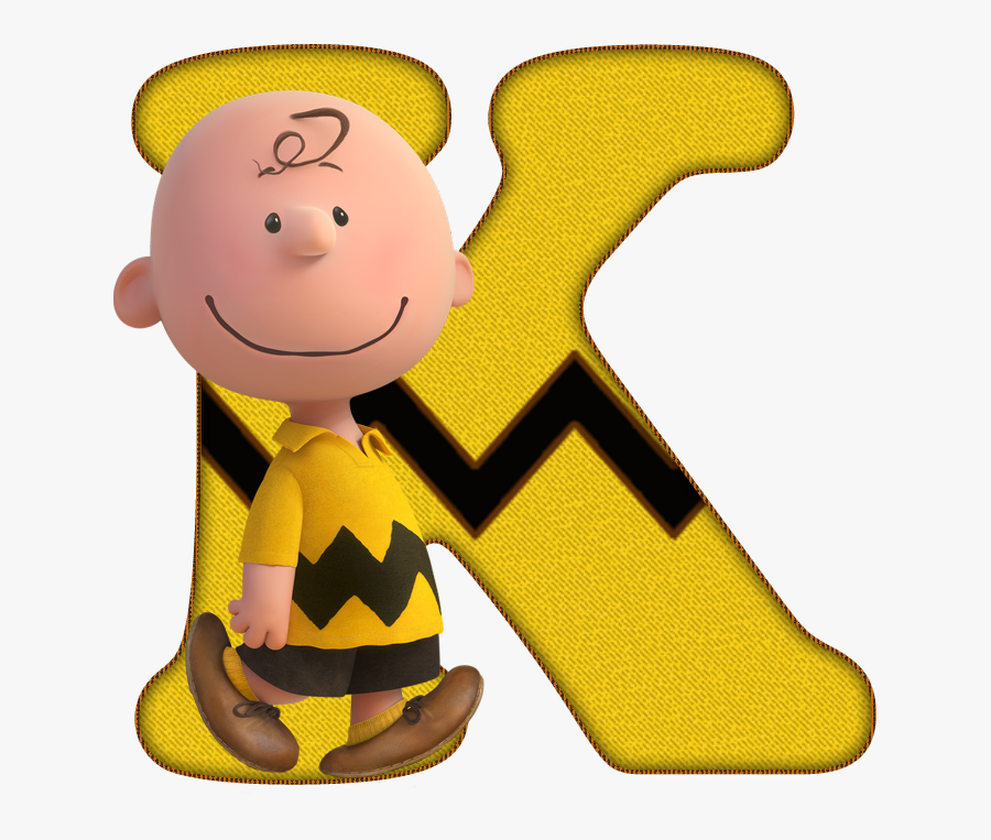 Charlie Brown Alphabet Letters, Transparent Clipart