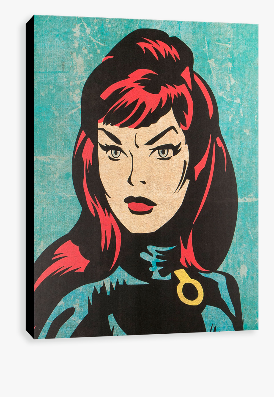 Pop Art Marvel - Marvel Tales Black Widow Clipart, Transparent Clipart