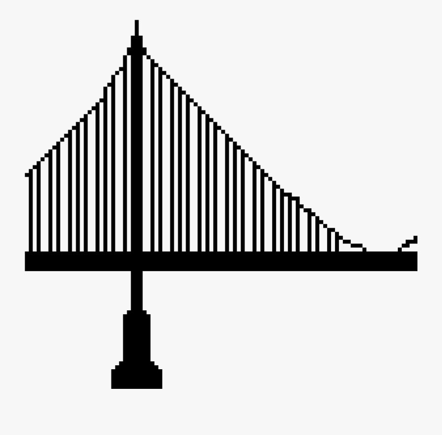 Bridge Silhouette, Transparent Clipart