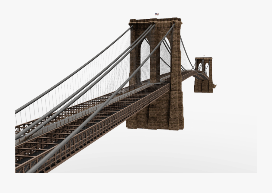 Brooklyn Bridge Png - Brooklyn Bridge 3d Model Free Download, Transparent Clipart