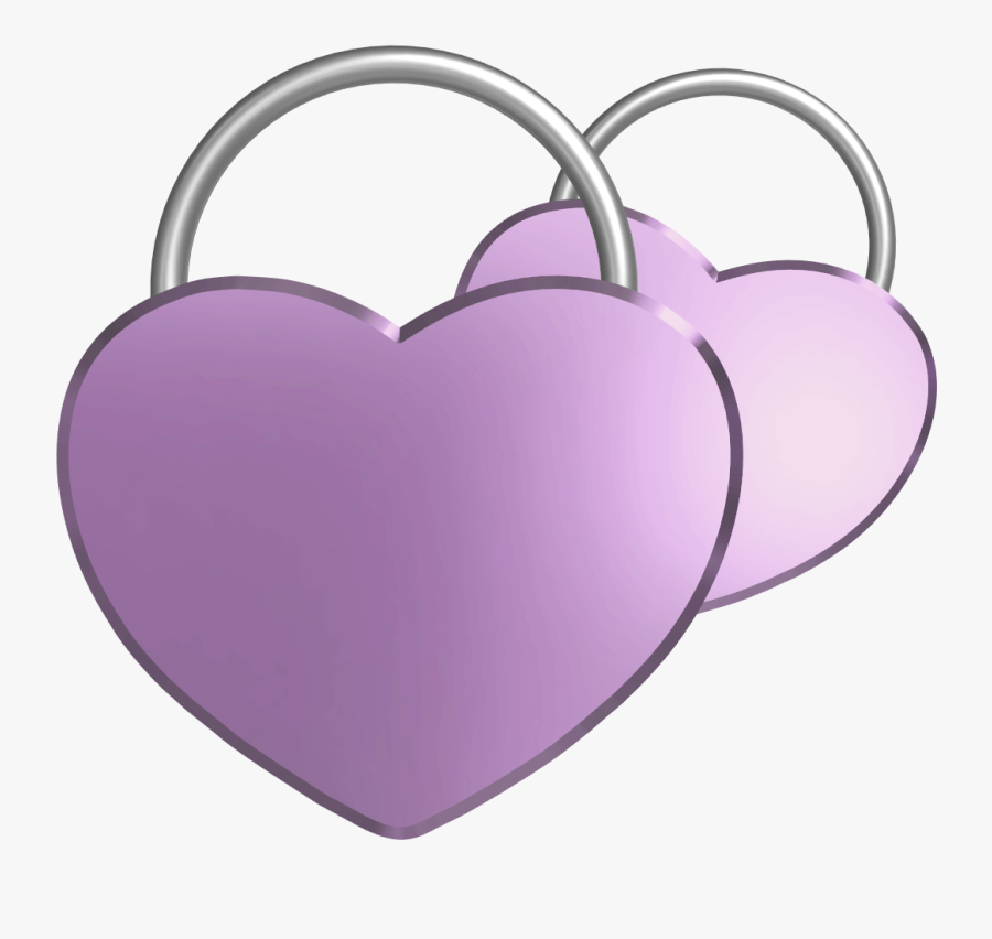 Clip Art Virtual Yup - Heart Locks Png, Transparent Clipart