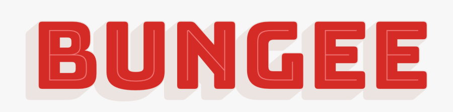 Bungee Color - Colorful Text Clipart Png, Transparent Clipart
