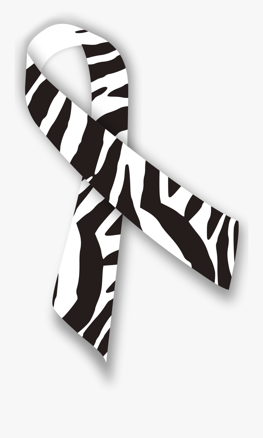 Free Zebra Clipart 21, Buy Clip Art - Carcinoid Ribbon, Transparent Clipart