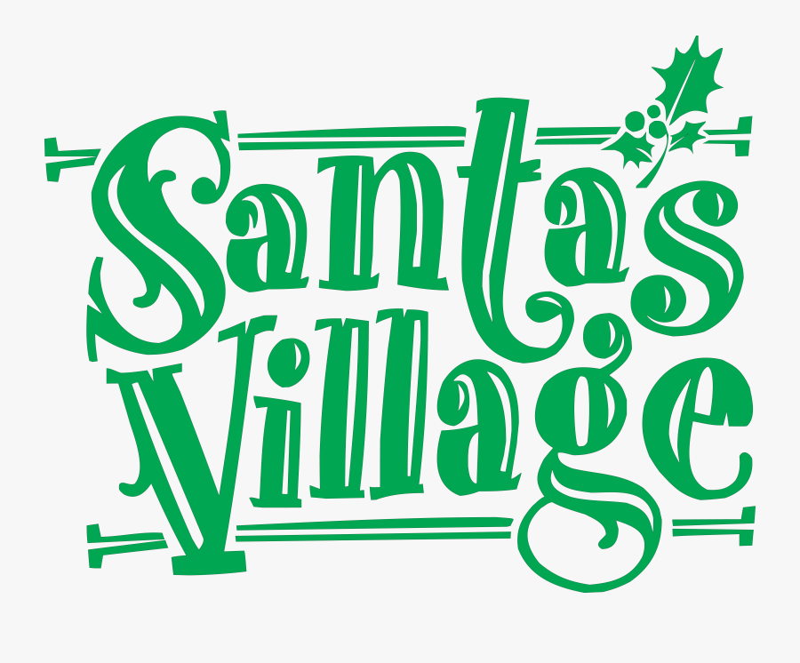 Santa's Village, Transparent Clipart