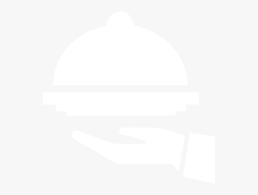 White Food Service Icon Png, Transparent Clipart