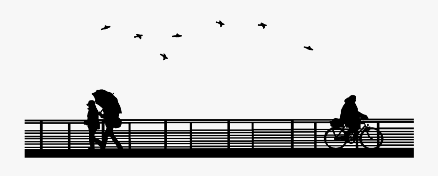 Bridge People The Silhouette - One Hour Bible, Transparent Clipart