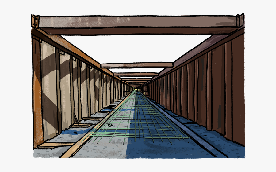 Pile Bridge, Transparent Clipart