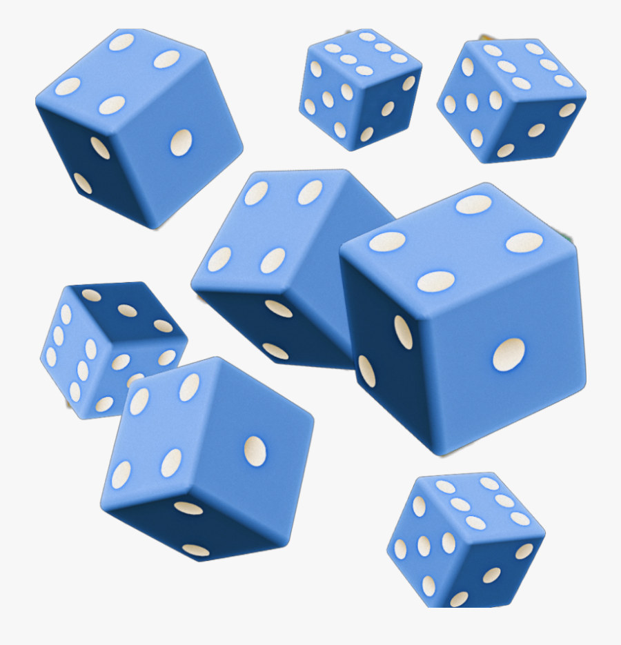 art dice blue stickers Dice Game , Free Transparent Clipart