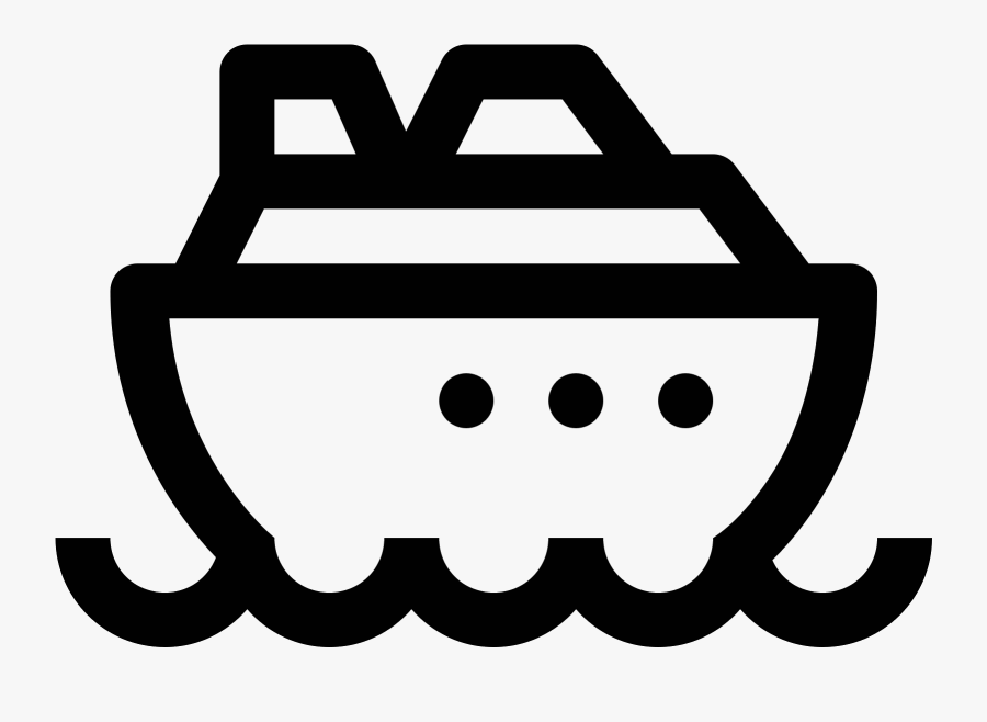Cruise Ship Icon - Nave Clipart, Transparent Clipart