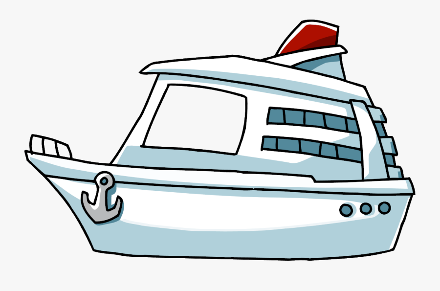 Cruise Ship Clipart Transparent - Scribblenauts Cruise Ship, Transparent Clipart