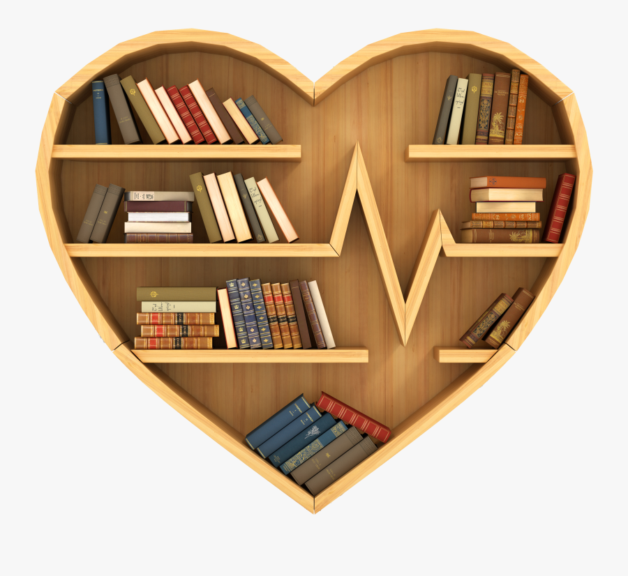 Wooden Shelf Heart Shape, Transparent Clipart