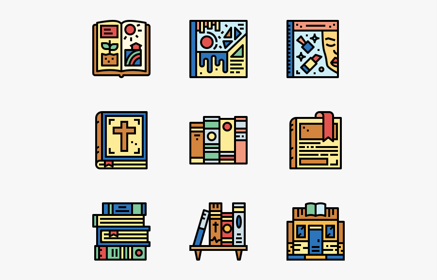 Bookstore, Transparent Clipart