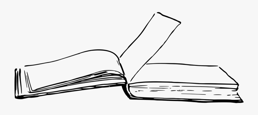 Bookshelf Drawing Novel - Notebook Drawing Png, Transparent Clipart