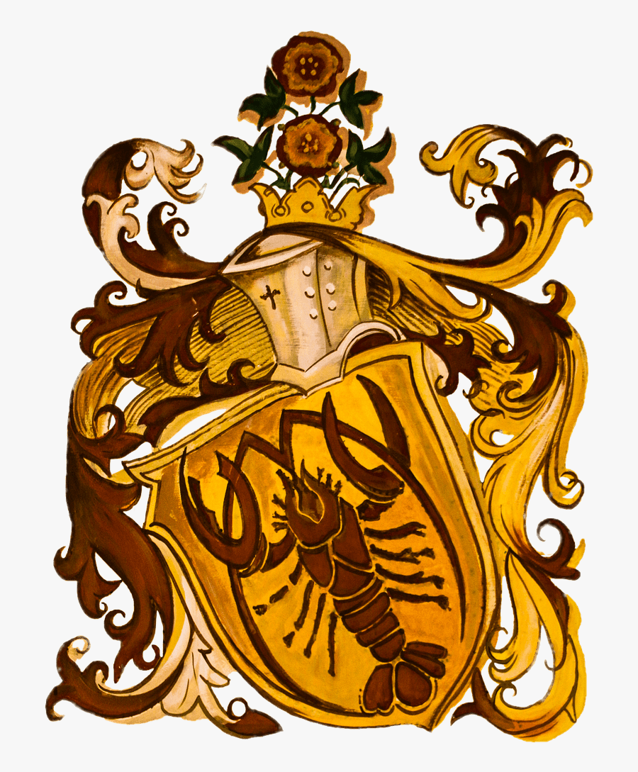 Coat Of Arms Zodiac Sign Cancer Clip Arts - Lobster Coat Of Arms, Transparent Clipart
