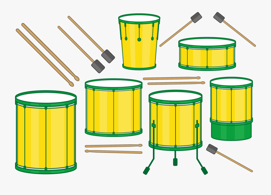 Drums Clipart Lyre - Six Drums Clipart, Transparent Clipart