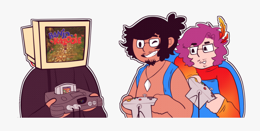 Clip Art Library Stock Cancer Bois Banjo Kazooie Youtube - Cartoon, Transparent Clipart