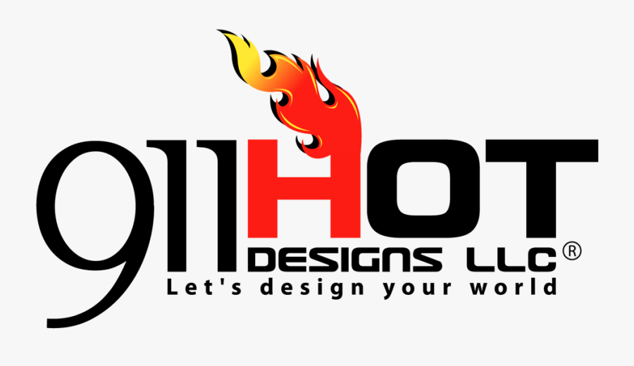 911 Hot Designs Logo, Transparent Clipart