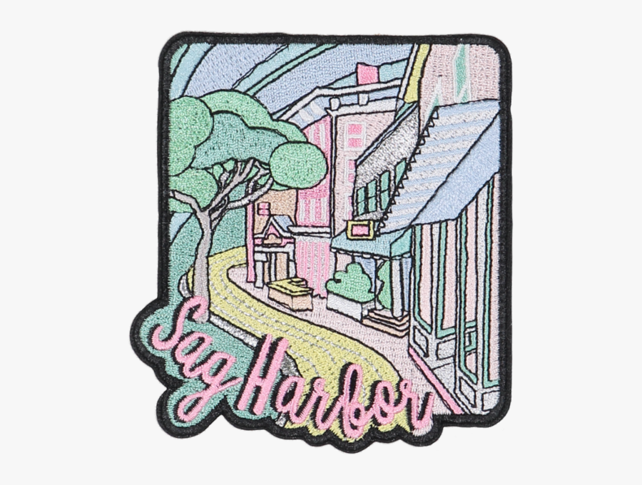 Sag Harbor Sticker Patch - Cartoon, Transparent Clipart