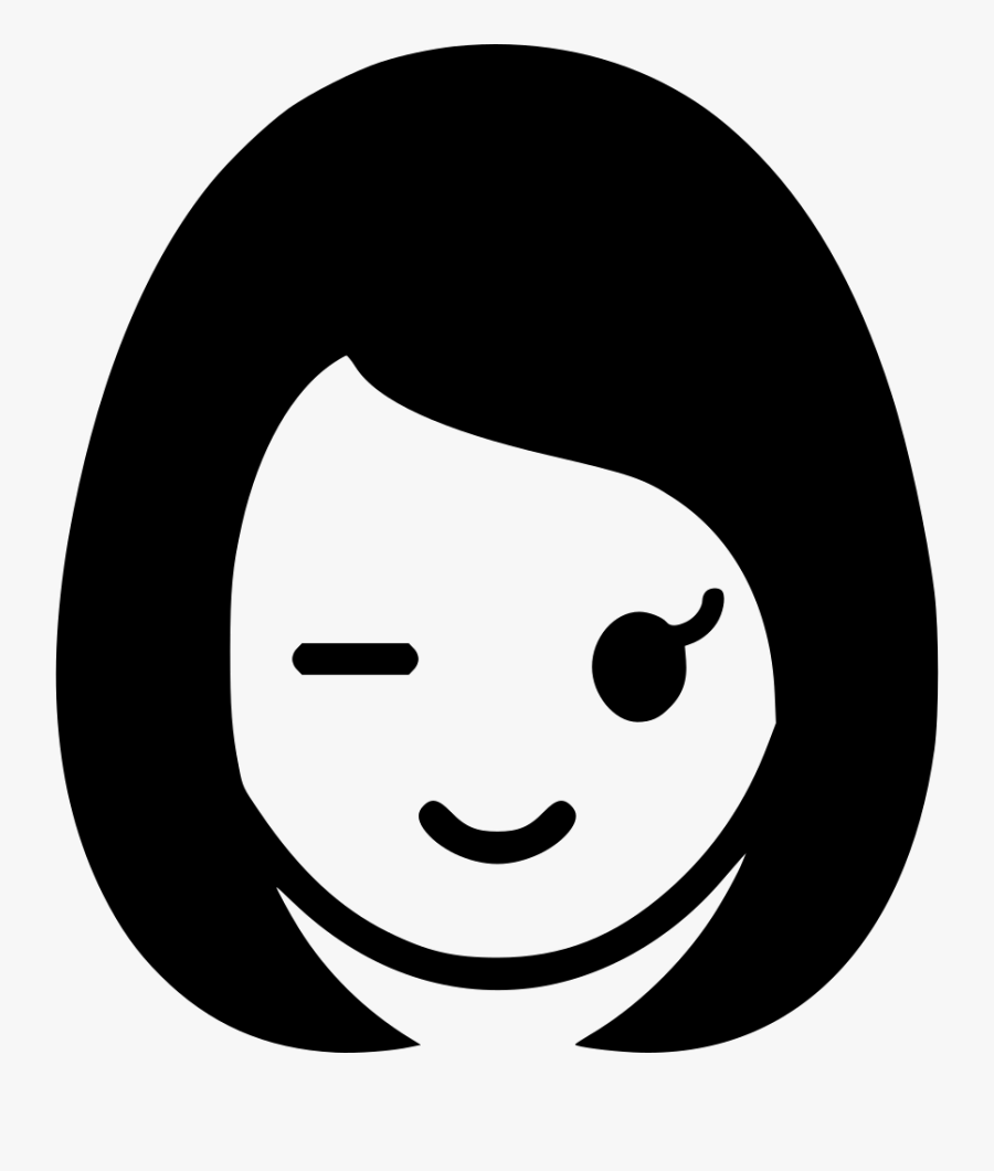 Happy Girl Woman - Girl Smile Icon Png, Transparent Clipart