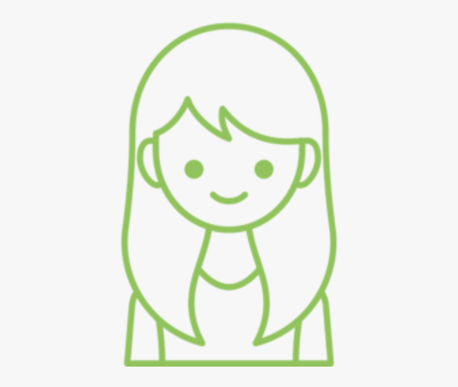 Profile Girl Avatar, Transparent Clipart
