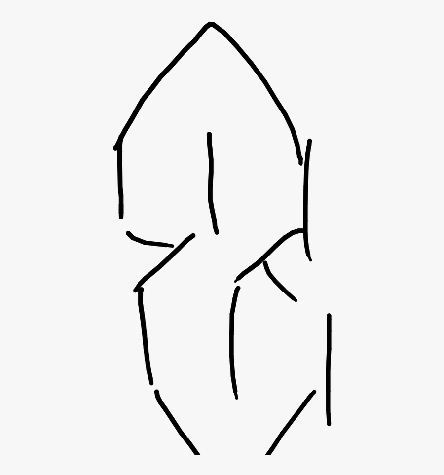 White Line Art Head Line - Line Art, Transparent Clipart