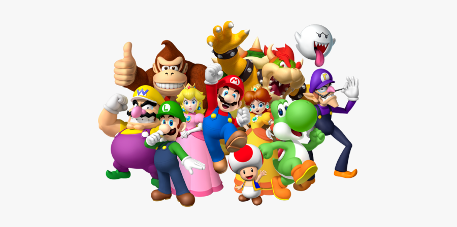 Nintendo"s Corporate Social Responsibility - Super Mario Characters Png, Transparent Clipart