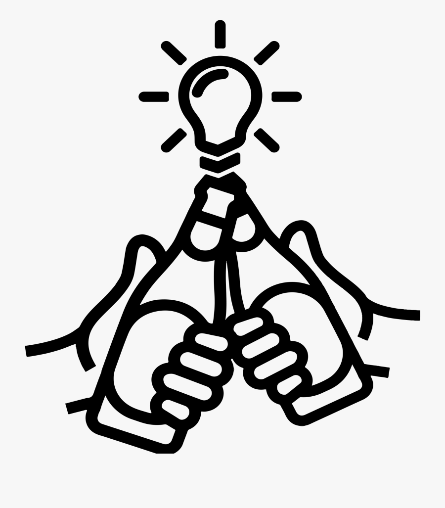 Lamp Idea Icon, Transparent Clipart