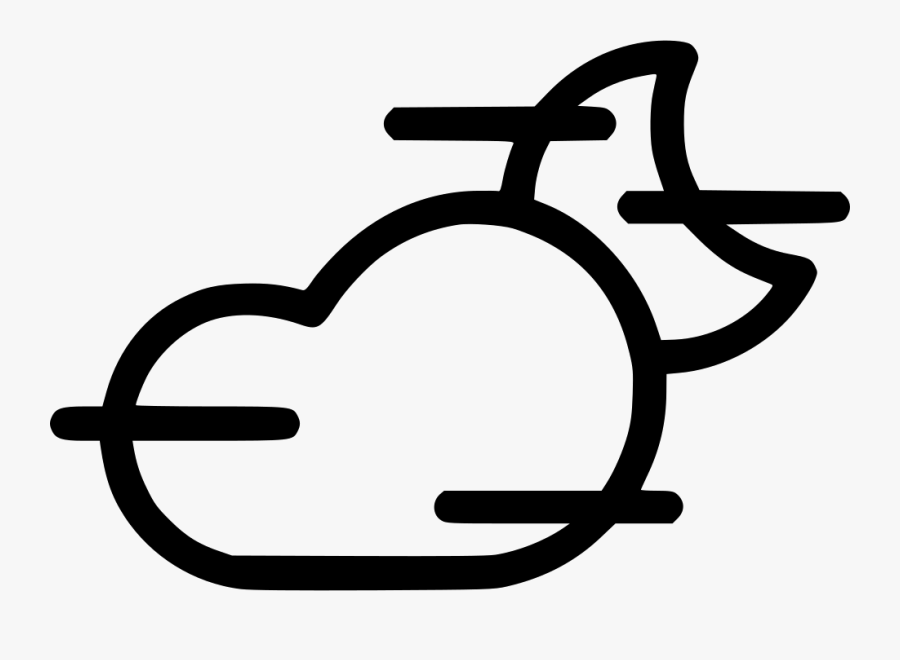 Fog Foggy Mist Night Moon Cloud Cloudy, Transparent Clipart