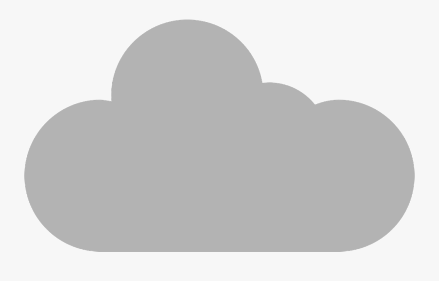 Weather Cloudy Free Graphic - Grey Cloud Vector Png, Transparent Clipart