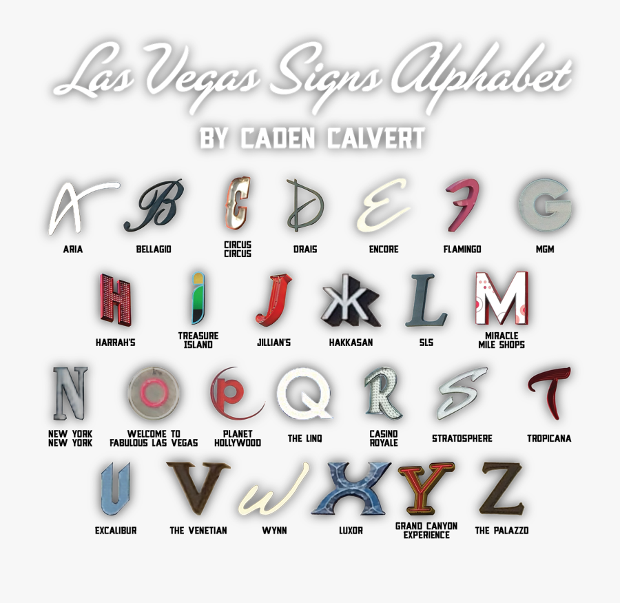 Las Vegas Sign Clip Art, Transparent Clipart