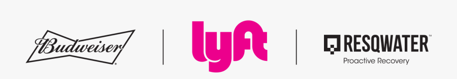 Lyft Las Vegas X Budweiser X Resqwater Proactive Recovery, Transparent Clipart