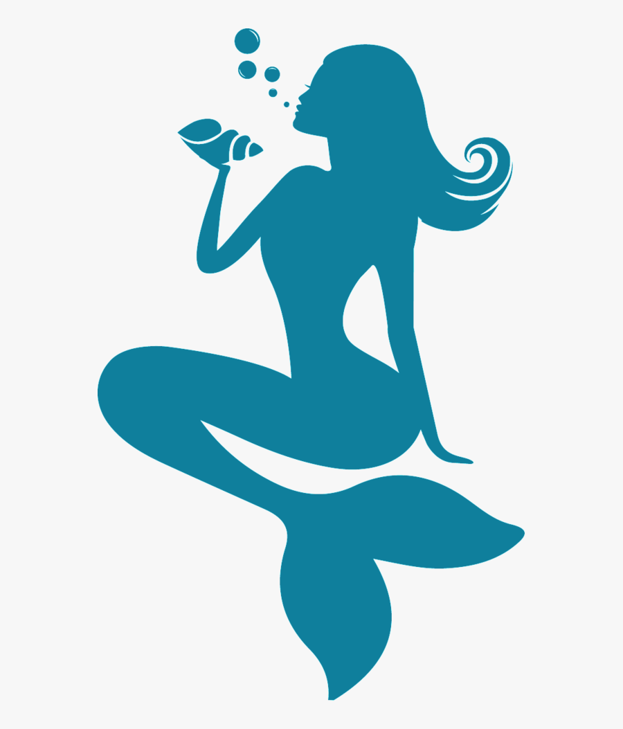 Tobacco Pipe Smoking Mermaid Seashell, Transparent Clipart