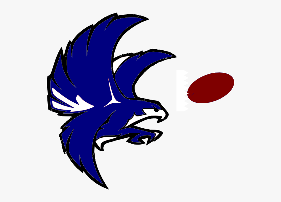Blue And White Falcon Clip Art, Transparent Clipart