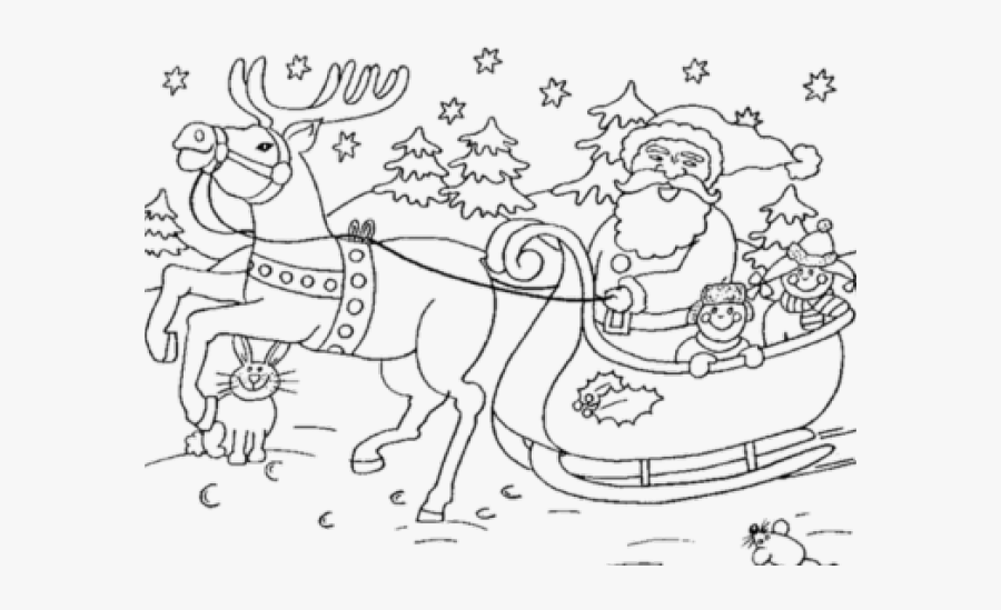 Sleigh Clip Art, Transparent Clipart