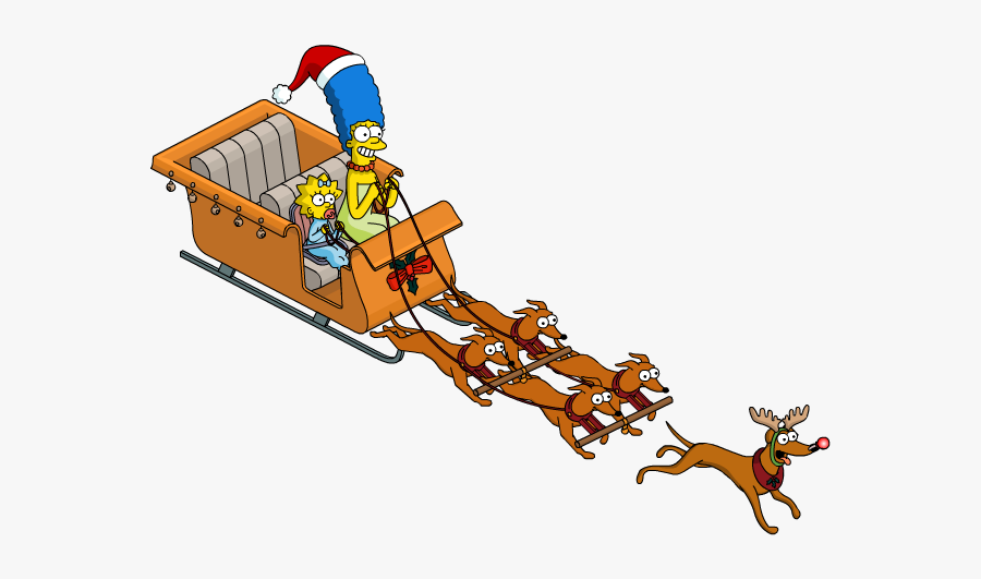 Sleigh Clip Art, Transparent Clipart