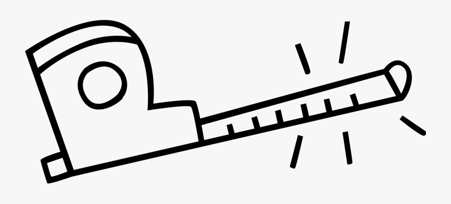 Vector Illustration Of Tape Measure Or Measuring Tape, Transparent Clipart