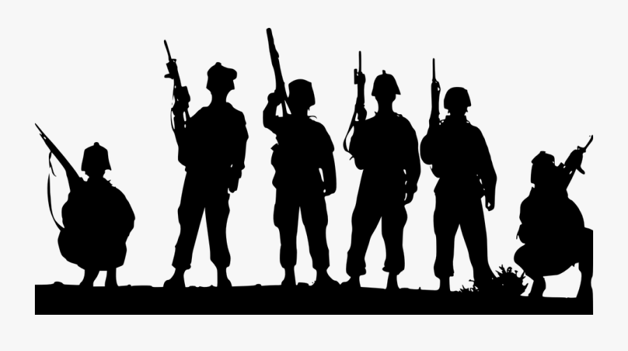 Soldier Military Base Army Silhouette - World War 1 Graphic, Transparent Clipart