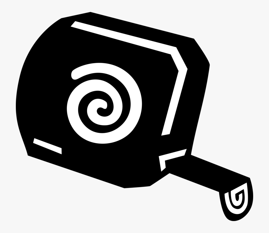 Vector Illustration Of Tape Measure Or Measuring Tape - Ilustração De Trena, Transparent Clipart