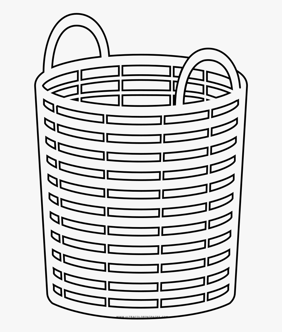 Laundry Basket Coloring Page , Free Transparent Clipart ClipartKey