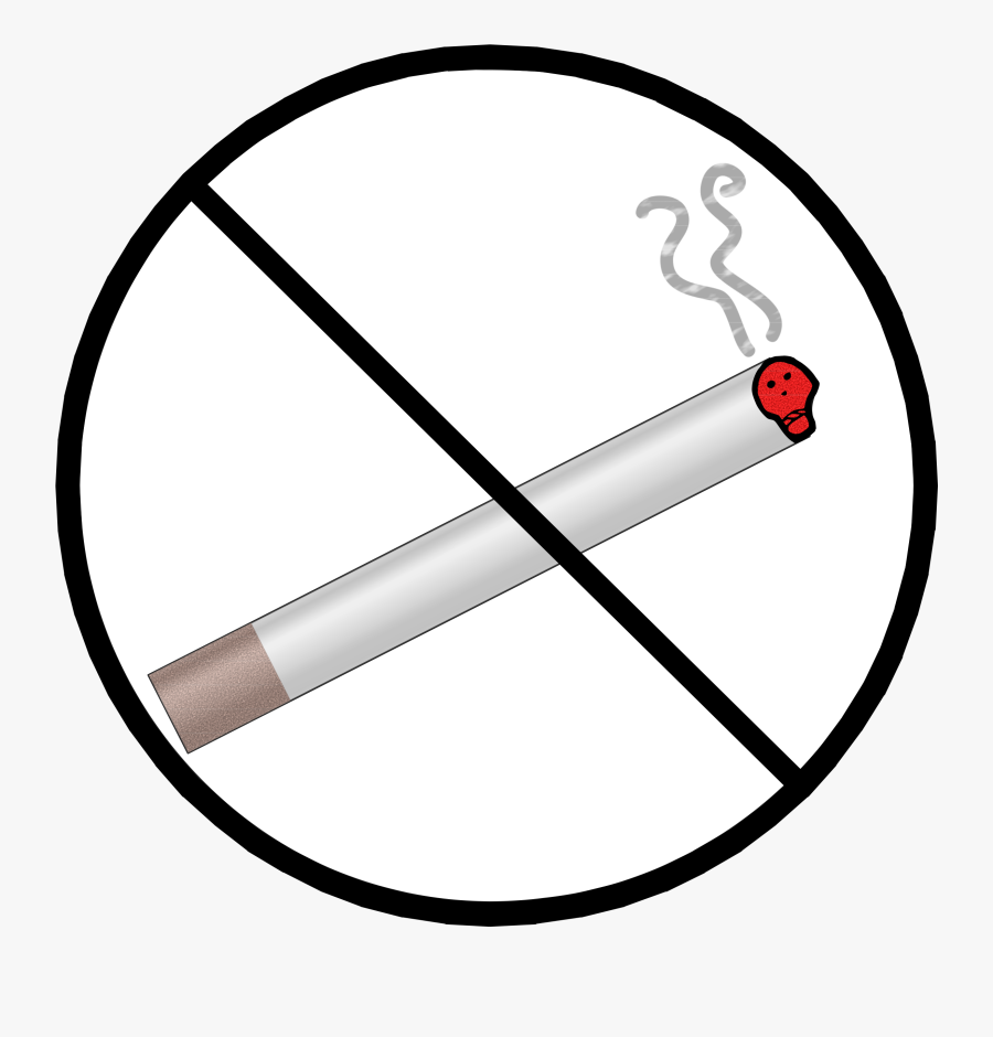 No Smoking And Skull Clip Arts - Stenlose Bk, Transparent Clipart