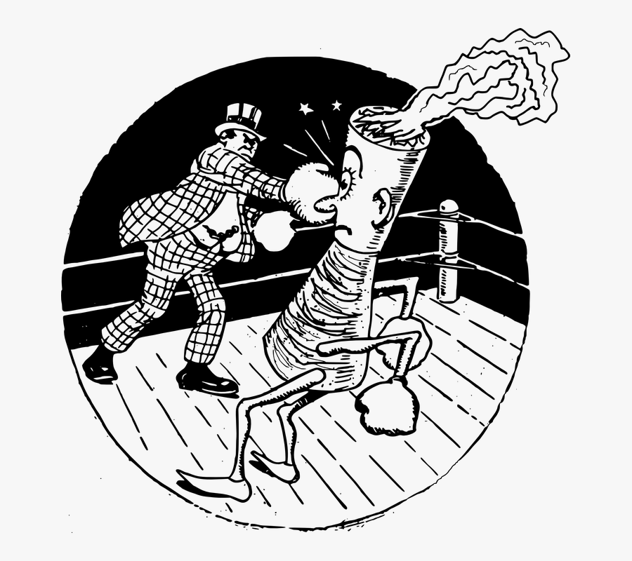 "no Smoking" - Cigarette Fight, Transparent Clipart